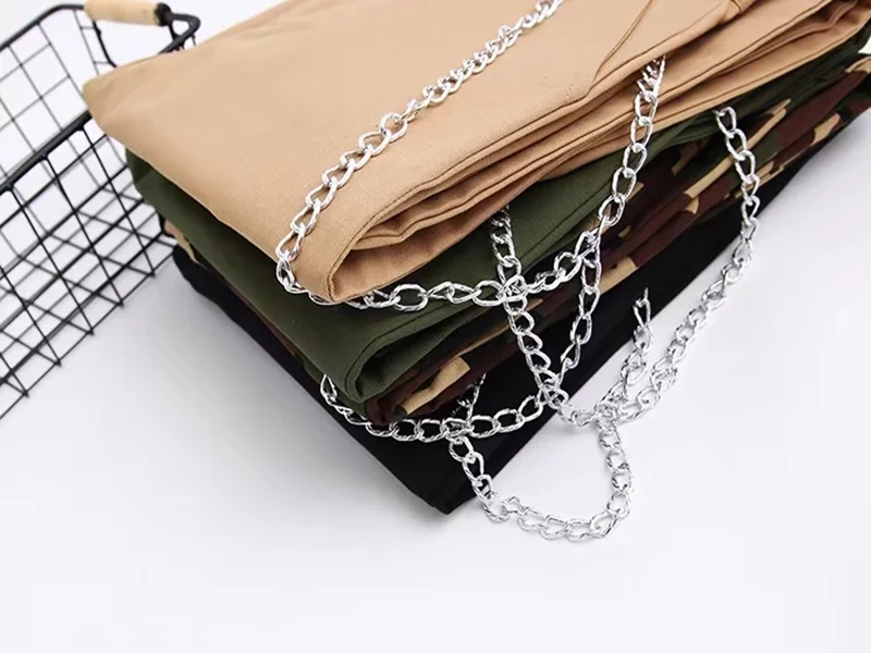 Soltas de Moletom para Corrida para Primavera de 2021 Calça Cargo Camuflada Feminina Cintura Alta Calças Femininas 16 Calças e capris