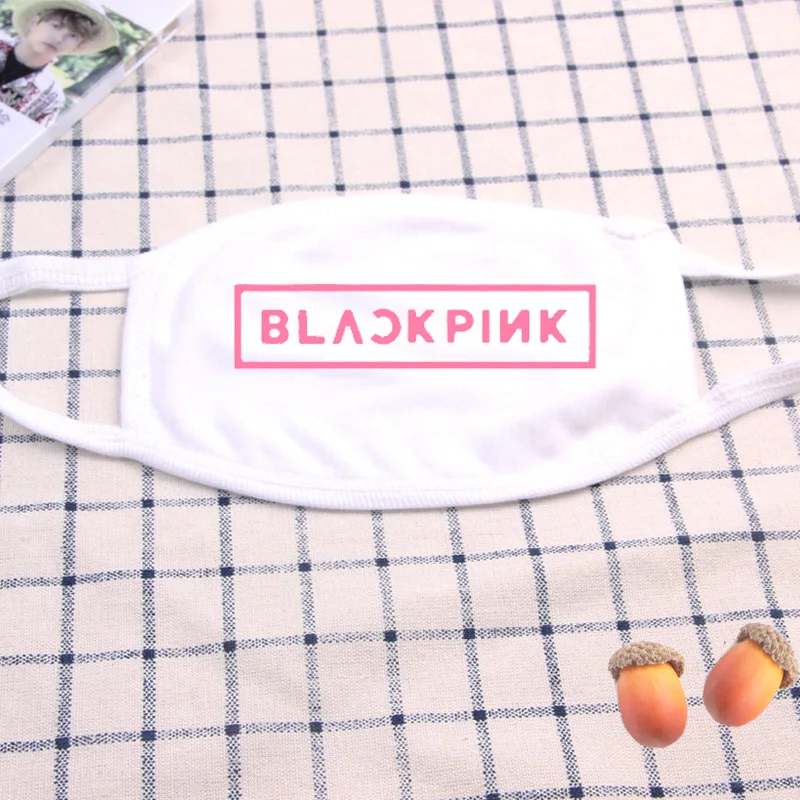 ALLKPOPER KPOP черная розовая маска для рта квадратная маска унисекс новая респиратор против пыли для лица