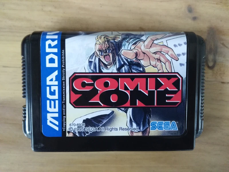 MD Game: Comix Zone(японская версия