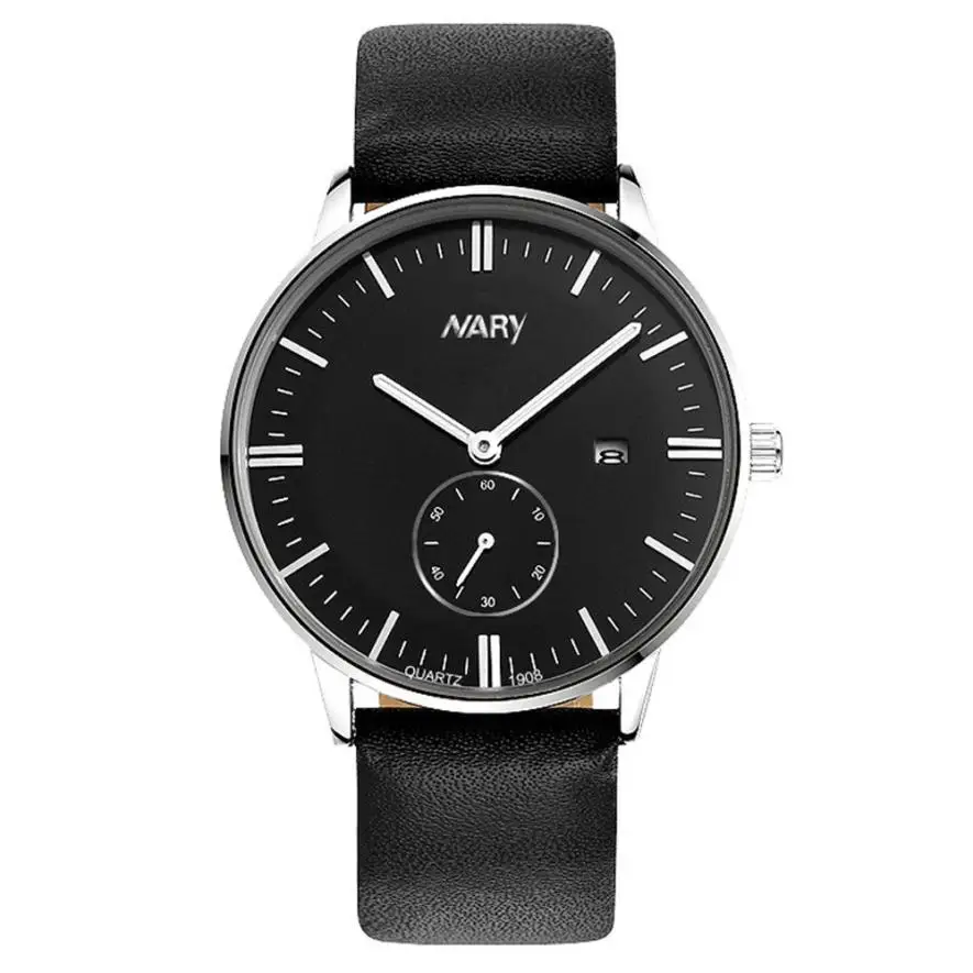 

2017 Hot Sale NARY Luxury Calendar men Watches Quartz Watch relogio masculino Wristwatch Apr 24