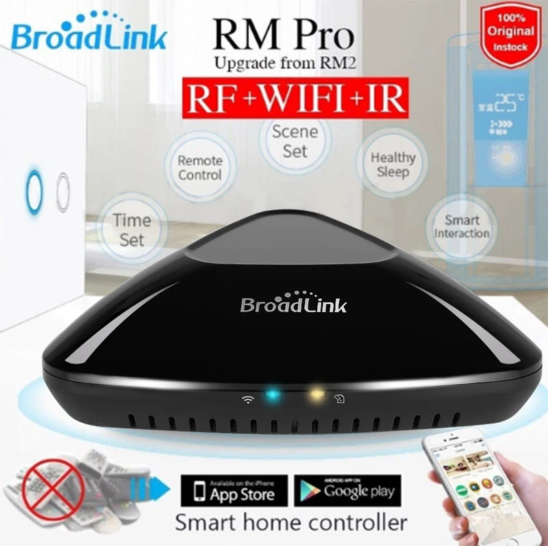 

2019 New Aut Home Appliance Remote Controller for Smart Samsung IPhone for Broadlink RMPro+ Smart Homekit Remote Controller