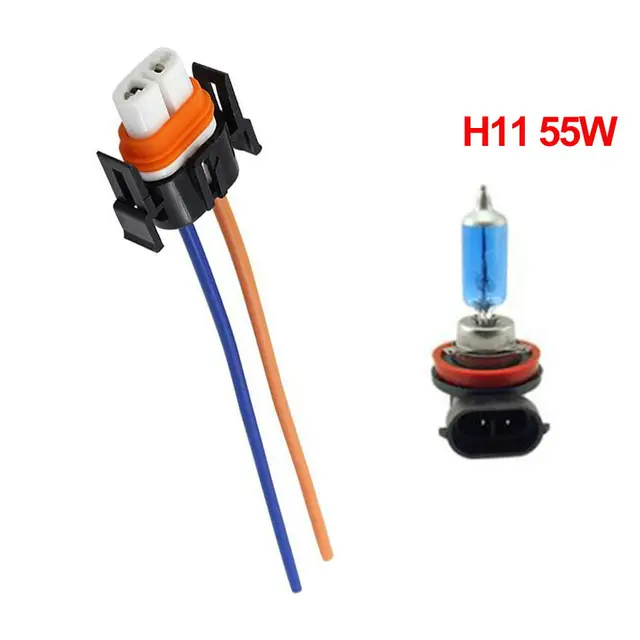1PC Car H1 H4 H7 H11 HB3 HB4 Headlight Ceramic Bulb Holder Extension