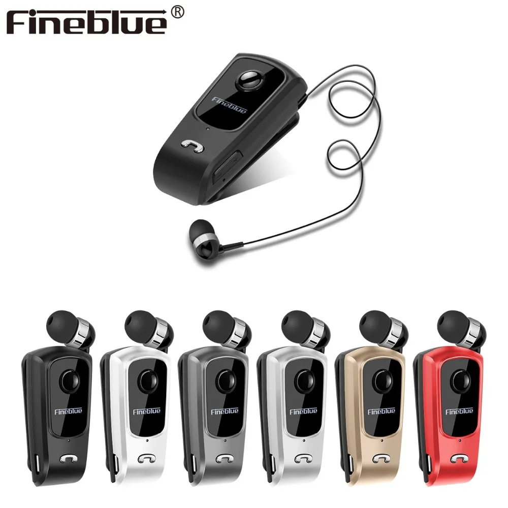 Беспроводные Bluetooth наушники FINEBLUE F920 телескопическая деловая гарнитура с зажимом
