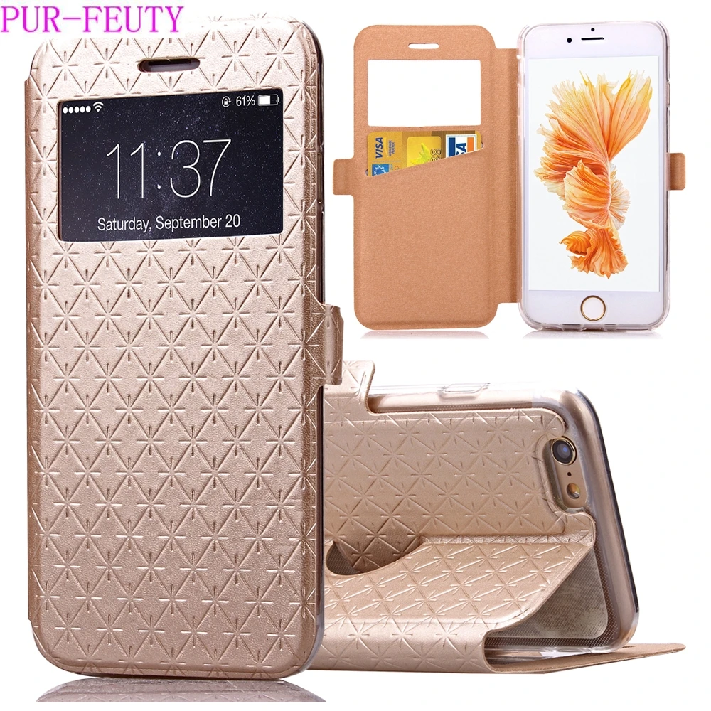 Flip Case for Apple 6 Plus iPhone 6Plus 6S 4.7 5.5" Stand Phone Leather Cover IPhone S iPhone6 iPhone6s | Мобильные телефоны и