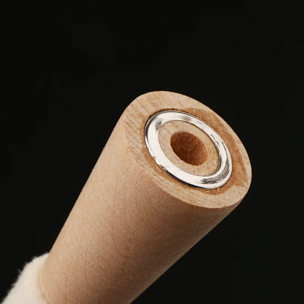 MagiDeal Mounted Felt Cone Type on Wood Inside Ring Jewelry Polishing Tool