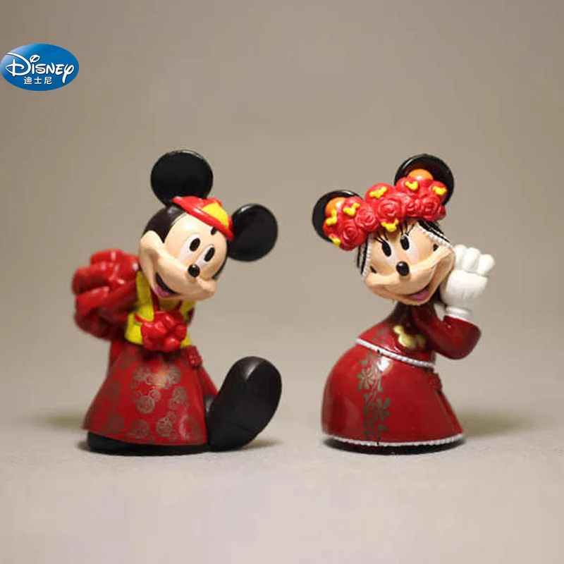 2 шт./набор фигурки героев мультфильма Микки Маус|Игровые и трансформеры| |