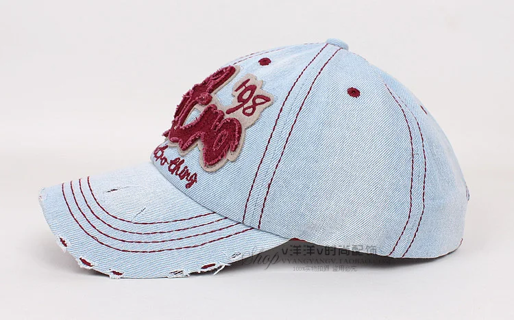 Patch grinding retro cowboy hat men women spring/summer day sun duck tongue baseball cap 9# | Аксессуары для одежды