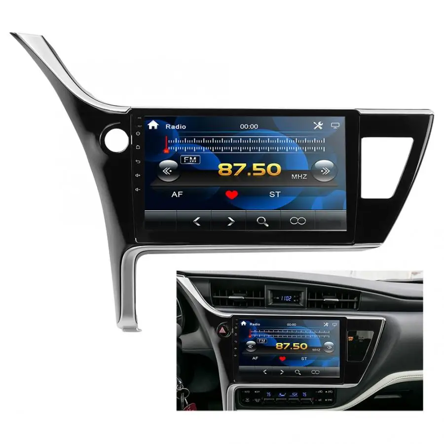 Excellent Car Multimedia Player 10.1inch Car MP5 Player GPS With GPS Navigation Fit for Corolla EX 2017 2018 2019 (2+16) tauto accessorie 2