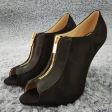Women Stiletto Thin Iron High Heel Sexy Ankle Boots Peep Toe Zipper Black Suede Fashion Evening Party Ball Lady Bootie 3845-h цена Women Stiletto Thin Iron High Heel Sexy Ankle Boots Peep Toe Zipper Black Suede Fashion Evening Party Ball Lady Bootie 3845-h цены онлайн