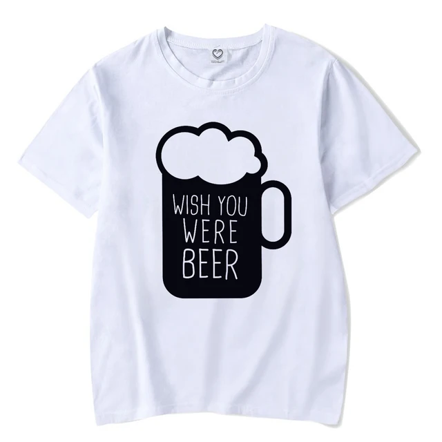 Beer T shirts Men Summer Tops Tees Men 