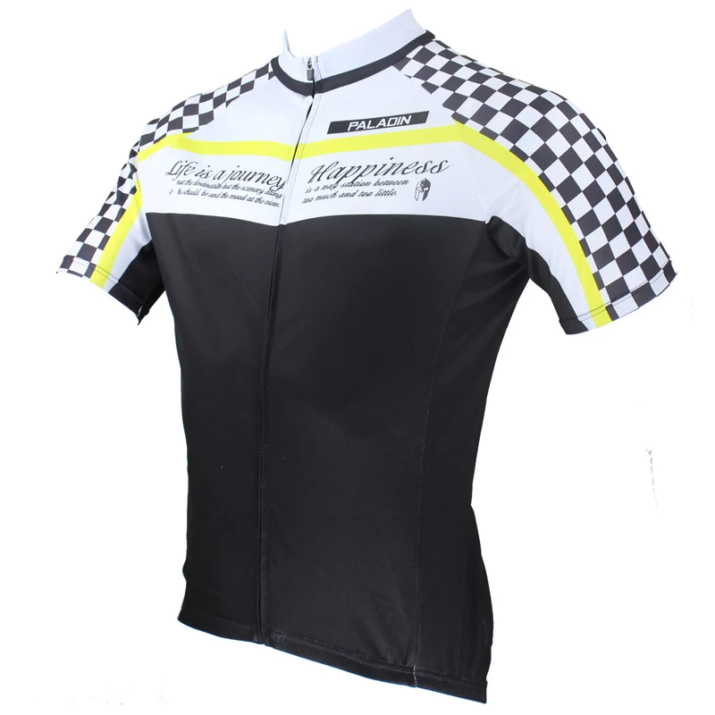 

PALADIN " Racing Grid " Mens Short Sleeve Cycling Jersey Bike Shirt Cycling Clothing Bicycle Wear