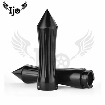 

top quality black CNC metal moto handle bar for harley softail Davidson XL883 1200 X48 sportster motorcycle handlebar grips
