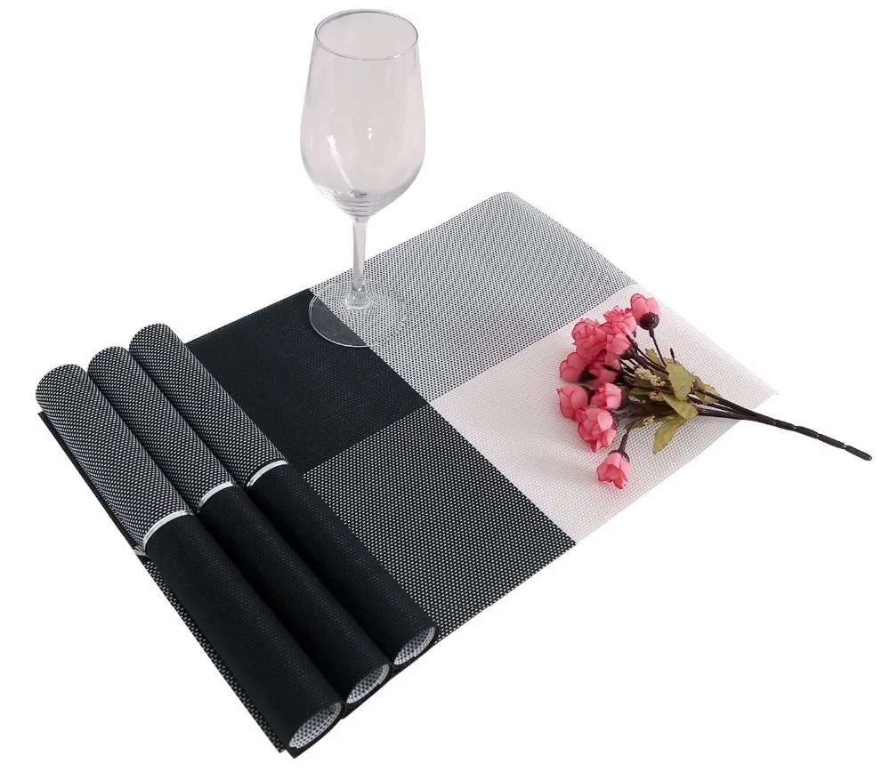 Colorful AntiSlip Table Mats Set