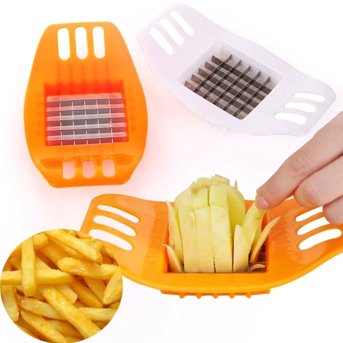 

IPC Stainless Steel Vegetable Potato Slicer Cutter Chopper Chips Making Tool Potato Cutting Fries Tool Kitchen