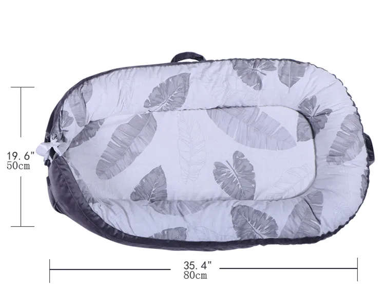 Portabel детское гнездо кровать новорожденная молочная болезнь бионическое двухстороннее использование Чистый хлопок кровать кроватка