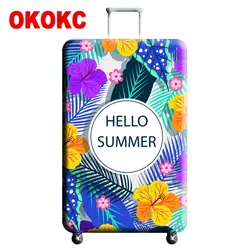 OKOKC Лето чемодан эластичный пыль Чемодан Защитная крышка Suitable18-32 дюймов пароль коробка дело тележки, дорожные аксессуары