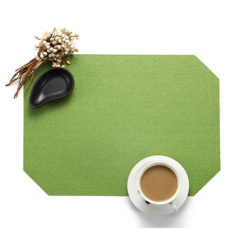 

5pcs Solid Color Hand knitting Multifunctional Table mat cup insulation pad hemp cotton flax knitting anti-skid pad
