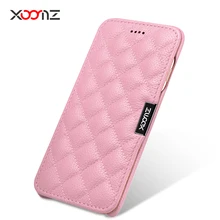 For iphone 7 4.7” Lady wife Girl Original icarer XOOMZ Brand Real Genuine Leather cover Natural Cow skin Flip Case for iphone7