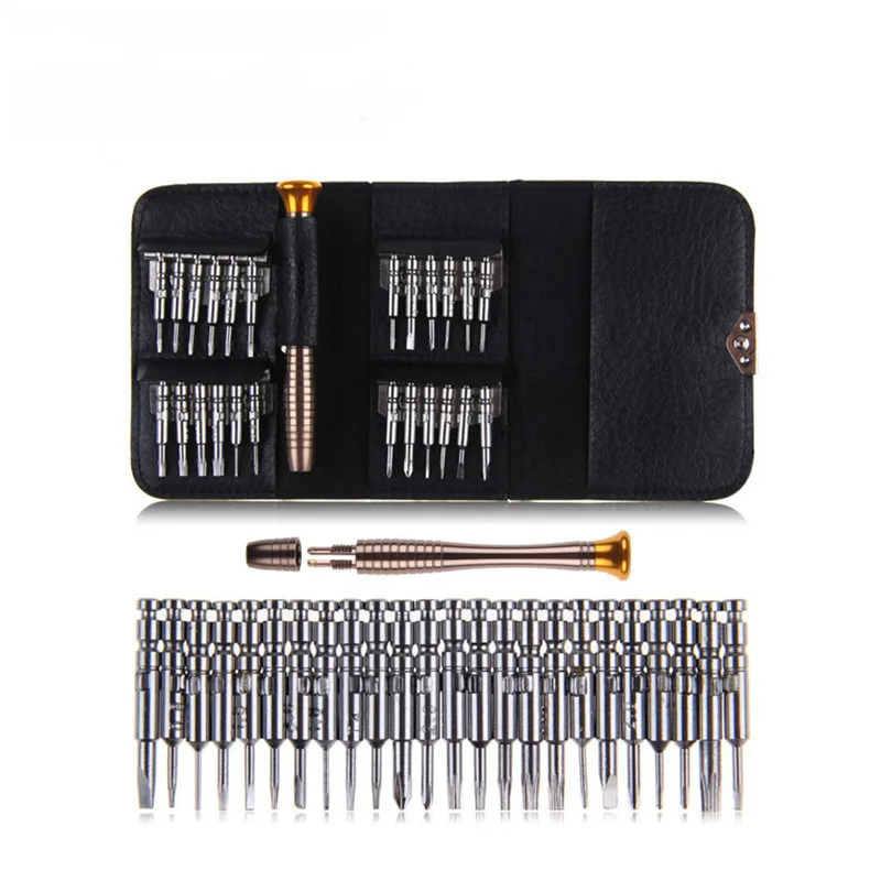 

25 in 1 Precision QP tools Screwdriver Set Wallet Watch Laptop PC Worldwide Store Smart Phone Repair Dismantle Multi hand Tools