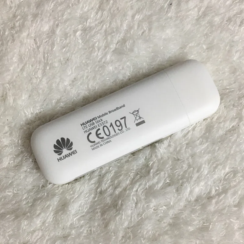 Разблокированный huawei E3372 E3372h-607+ двойная антенна 4G LTE 150 Мбит/с USB модем USB ключ Поддержка всех диапазонов С CRC9 антенной