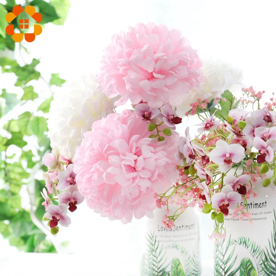 1PCS High Quality Artificial Flowers Chrysanthemum Flower Branch DIY
