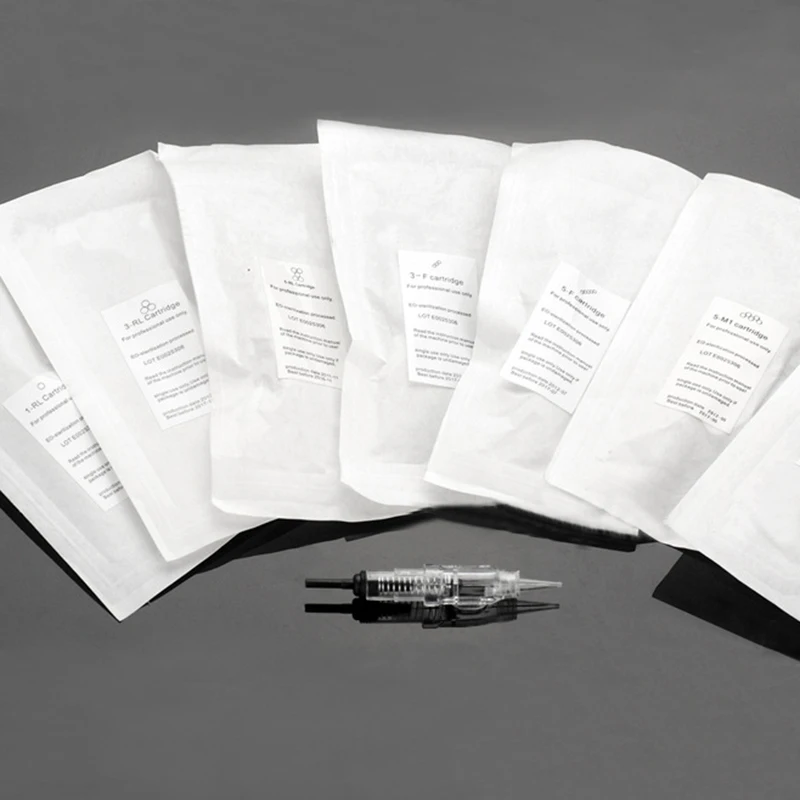 10pcs microneedling cartridge tattoo needles for eyebrows embroidery for Professional Micropigmentation Cosmetics Tattoo Machine 6