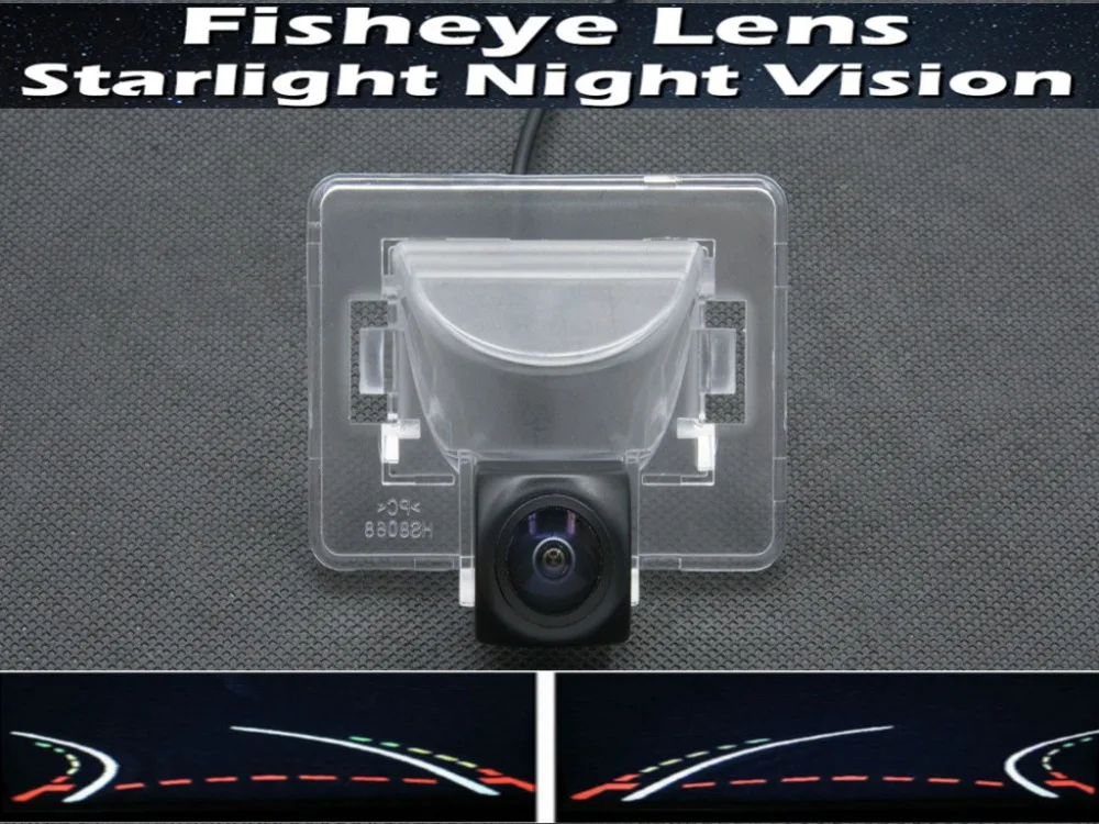 

1080P Fisheye Lens Trajectory Tracks Car Rear view Camera FOR MAZDA 5 2006 2007 2008 2009 2010 Car BackUp Reverse Camera