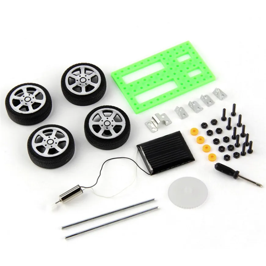 

Solar Toys For Kids 1 Set Mini Powered Toy DIY Car Kit Children Educational Gadget Hobby Funny Dropshipping 2018