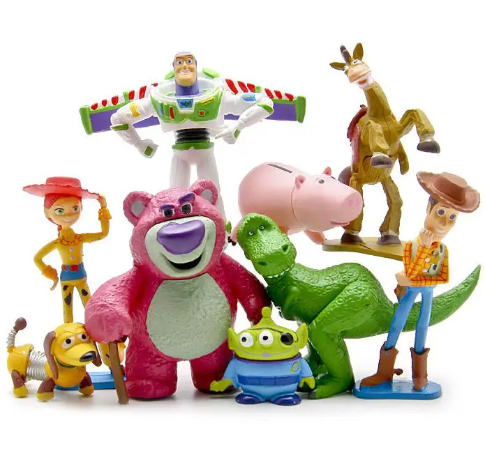 

Toy Story 3 Full Collection Sheriff Woody Buzz Lightyear Jessie Hamm Rex Slinky Dog Mr Potato Head Doll Action Figures Play Set