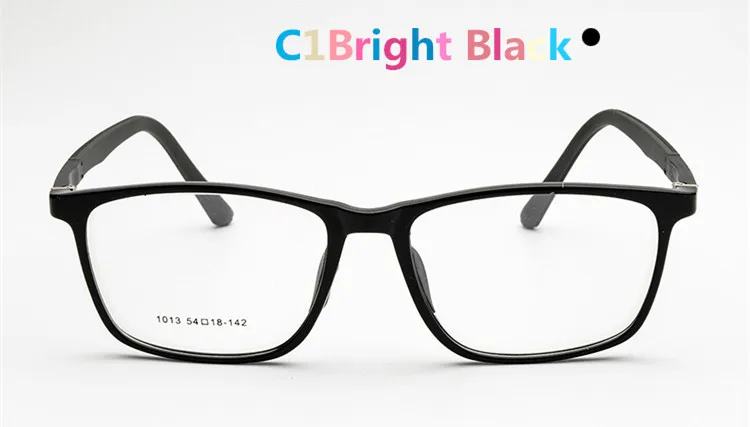 Негабаритных TR90 квадратный студенты очки при близорукости очки для мальчиков и девочек крутые медицинский силикон по рецепту очки рамки - Цвет оправы: C1
