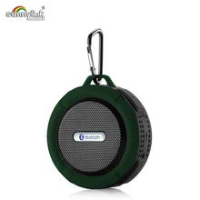 SUNNYLINK Portable Outdoor Waterproof bluetooth speaker Wireless Car Audio Bluetooth Suction Cup Speaker , With BT+TF+Handsfree