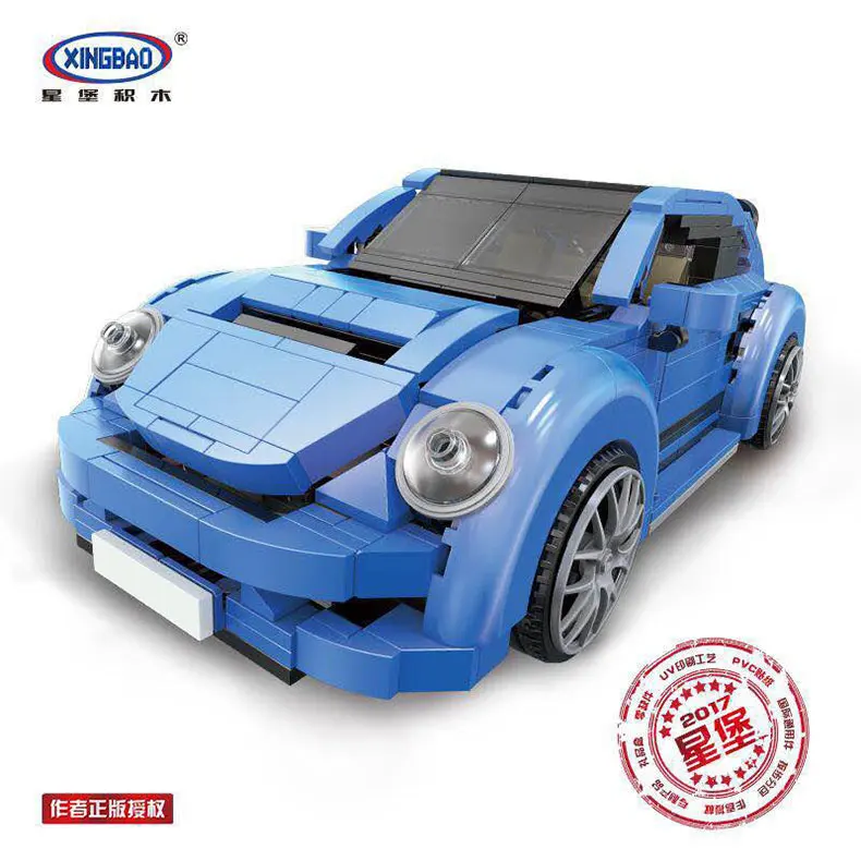 

Xingbao 03015 944Pcs New Genuine Creative MOC Technic Series The Beetle Car Set Children Building Blocks Bricks Educational Toys