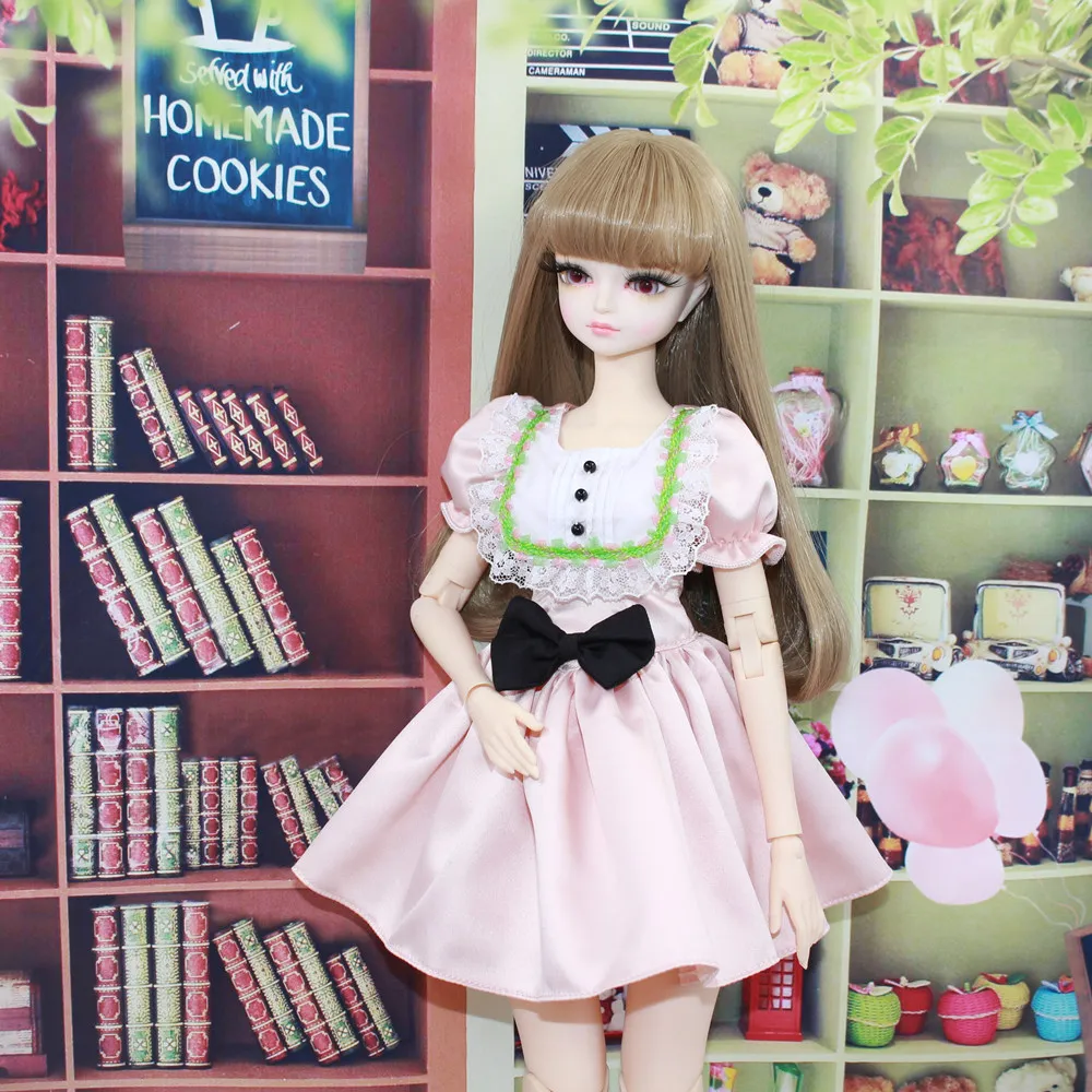 Fortune Days 1/4 BJD кукла 45 см очень милое розовое платье принцессы комплект оборудования горничной высокое качество reborn Игрушки для девочек Подарки