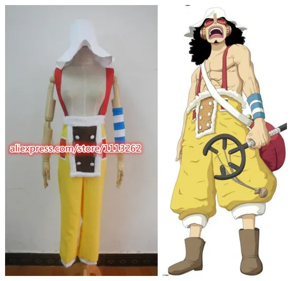 

Anime One Piece Usopp Cosplay Costumes Two years later