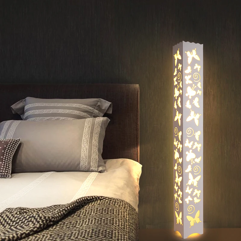 

A,Fashion floor light/wall lamp decoration modern carved lights with PVC hollow lampshade