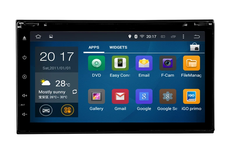 Flash Deal Octa core RAM 4G ROM 64G  android 9.0 universal car dvd player for toyota kia nissan hyundai honda 2din car audio gps navi wifi 7