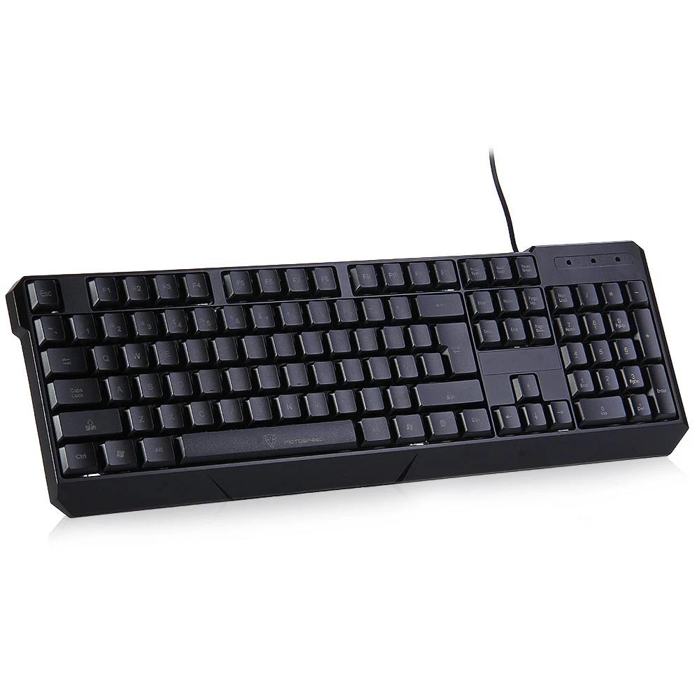 MotoSpeed K70 компьютерная игровая клавиатура 7-Цвет Фул Подсветка питаемые через USB