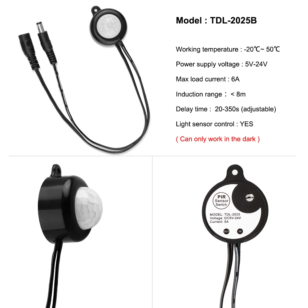 DC 12 V Светодиодные ленты движения Сенсор света авто ON/OFF гибкие светодиодный лента 1 м 2 м 3 м 4 м 5 м SMD2835 кровать свет для шкафов лестниц Кухня