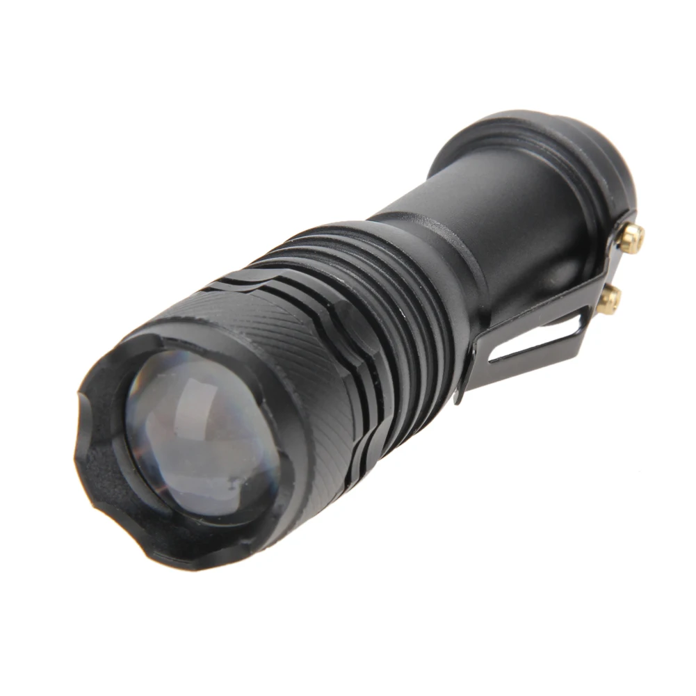 

Zoomable 2500LM CREE T6 LED Flashlight 3 Modes Aluminum Alloy Flashlight Torch Lamp By AA/14500 Battery