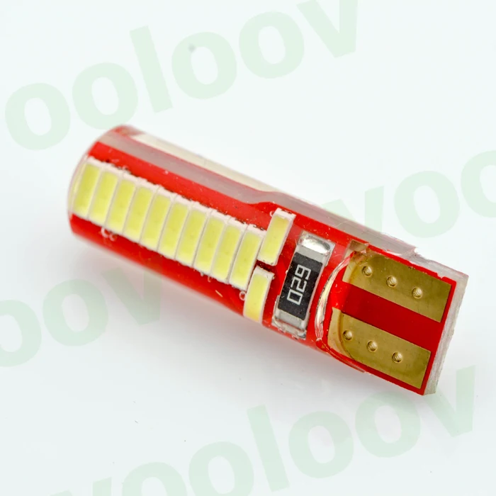 1x Распродажа супер яркий LED T10 canbus 24 SMD 4014 Автомобильный свет DC 12V w5w Авто cob зазор