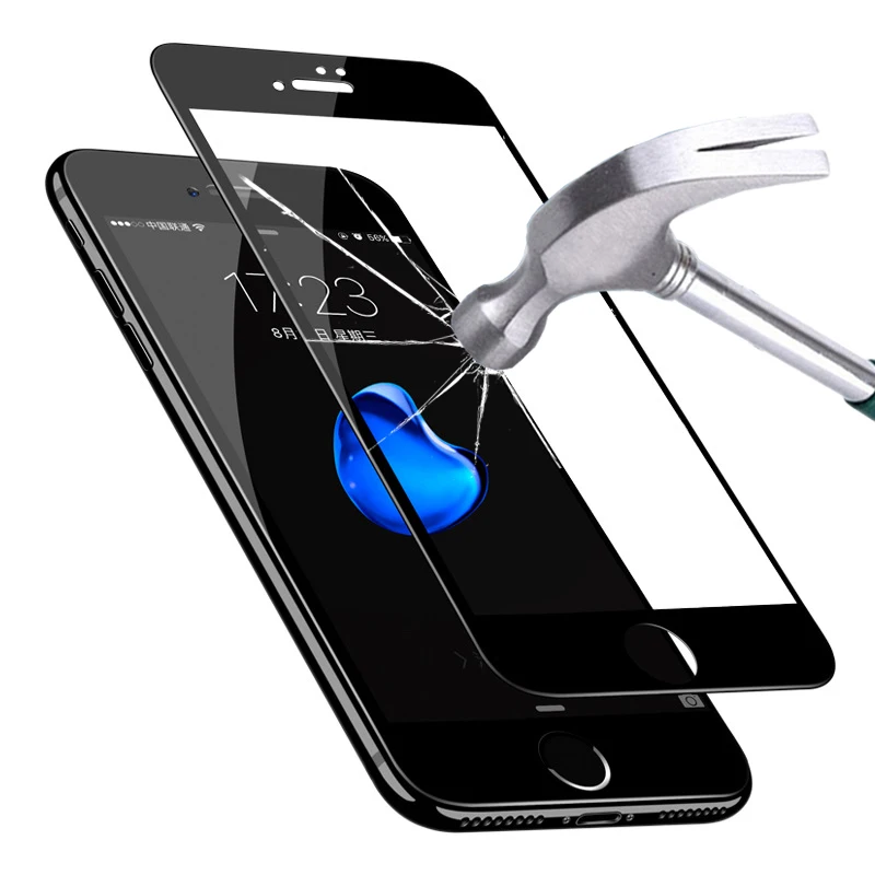 6D закаленное стекло для iphone X протектор экрана на ipone 6 S 6 S 7 8 Plus X S XR XS Max защитное стекло es аксессуары для телефонов
