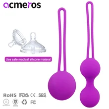 Silicone Smart Ball Kegel Balls Ben Wa kegel muscle trainer Vaginal Geisha Ball massage vibrator vibro egg boule chinoise Female