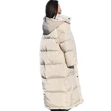 JQNZHNL New Winter Coats Women Medum long Loose Cotton-Jacket Coat Parkas Solid Color Casual Thicke Down Cotton Coats AS908