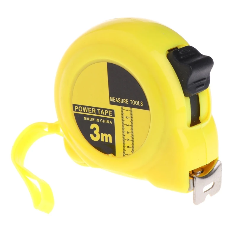 3m 5m Retractable Stainless Steel Tape Measure Ruler Measuring Metric
