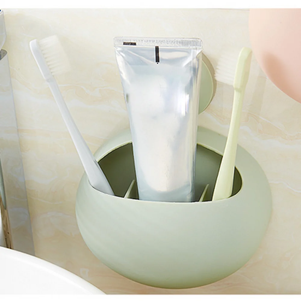 Новые полезные Пластик дома Ванная комната Зубная щётка настенный держатель присоска Органайзер вещей на присосках стойка для хранения кружек высокое качество