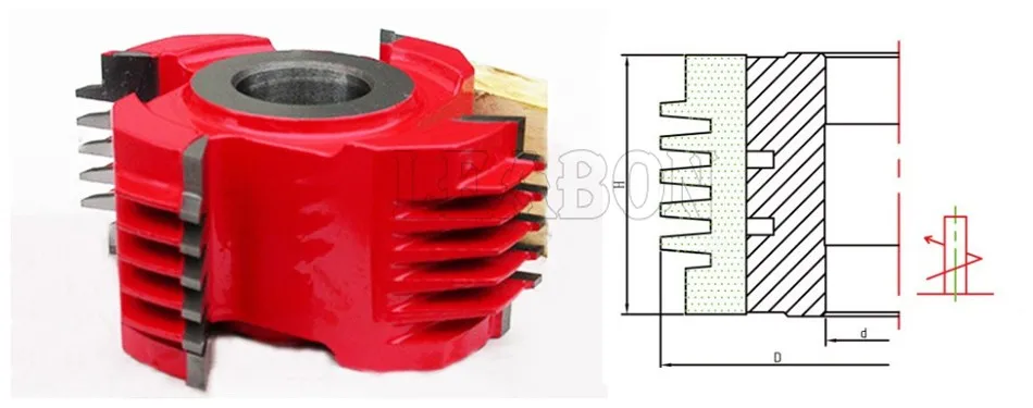 LEABON 25 мм высота палец совместных Shaper Фрезы по дереву TCT профиль резак 120*25*35*4 т