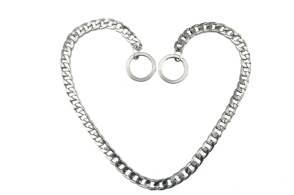

Gujia 8195 2.3mmx45cm/50cm High Quality Durable P Chock Stainless Steel Training Chain Dog Collar Products for Pets chocker
