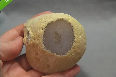 

WOW Crystallization Agate Enhydro Crystal "Water Bubble