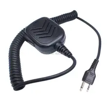 2 Pin Ручной Наплечная рация с Динамик для прослушивания GMRS/FRS GXT/LXT G5 G6 G8