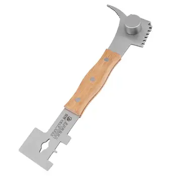 

Multifunctional Starting Scraper Bee Knife Beekeeping Wooden Stainless Steel Cut Honey Knife